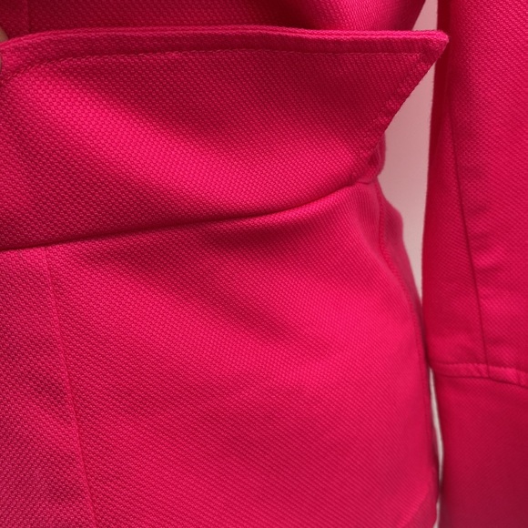 CAbi Chic Hot Pink One Button Blazer Jacket Size 12 - Picture 10 of 14